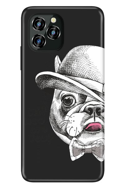 oukitel حافظة C21 Pro من السيليكون بغطاء للأشعة فوق البنفسجية مزخرف بتصميم Pu...