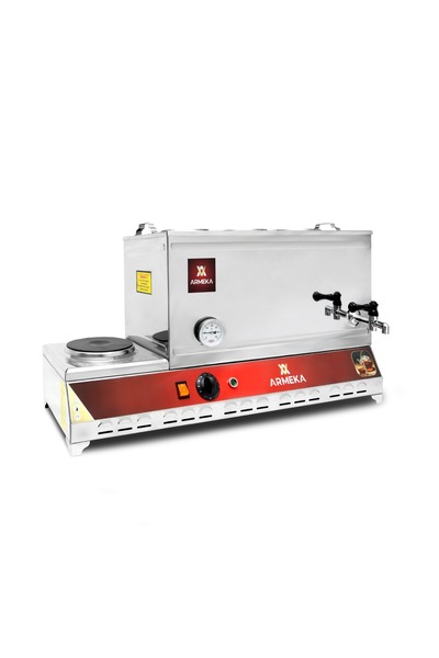 Armeka Çay Kazanı Sanayi Tipi Çaymatik 40 Litre Elektrikli Pleytli Çay Kazanı...
