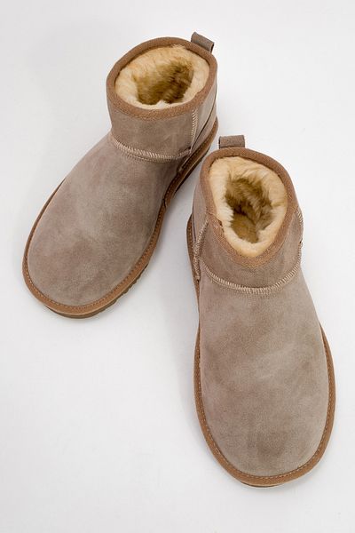 LuviShoes Dámske členkové topánky z pravej kože Sand Suede