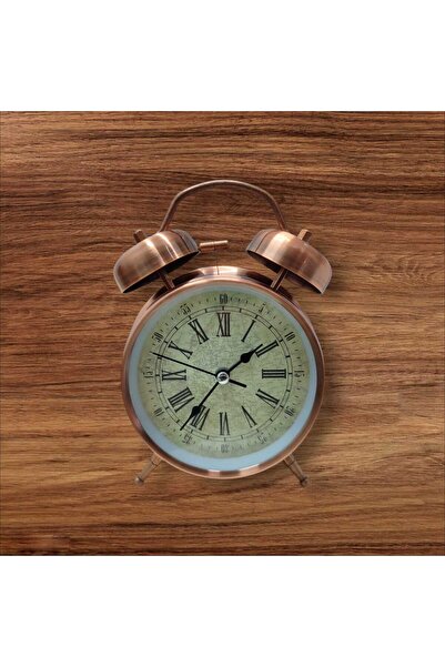 mr shopping MR Metal Dekoratif Çalar Saat Masa Saati aydınlatmalı çalar saat ...