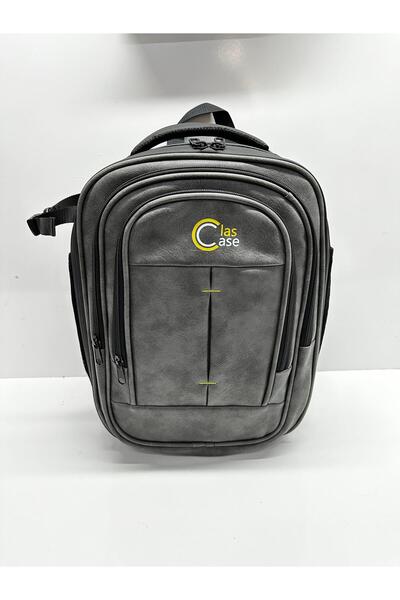 Clascase Universal Leather Backpack with Multi-Purpose Compartments Clascase ...