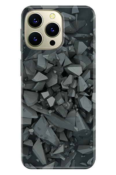 HİKİNG A43 - A48 Kılıf Hıkıng A43-a48 Telefon Kılıfı Baskılı Broken