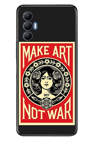 TECNO Spark 8 Pro Kılıf Silikon Tioserisi Desenli Resimli - Make Art