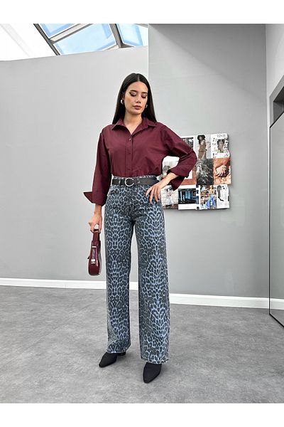 ESRAHELVACI Leu Pattern Straight Orj Jean
