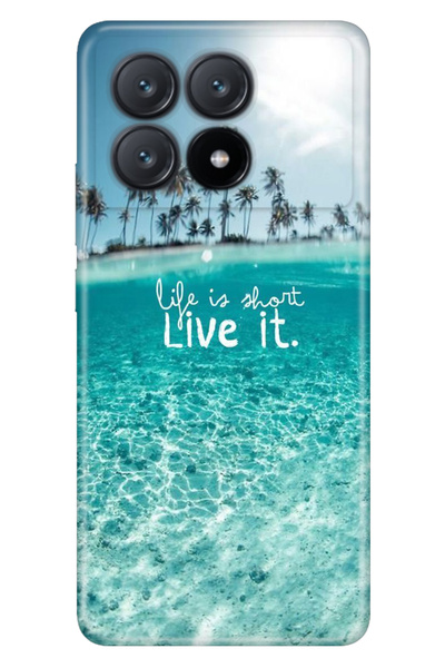 POCO X6 Pro 5g Compatible Case Pictorial Printed Nano Silicone Life Short