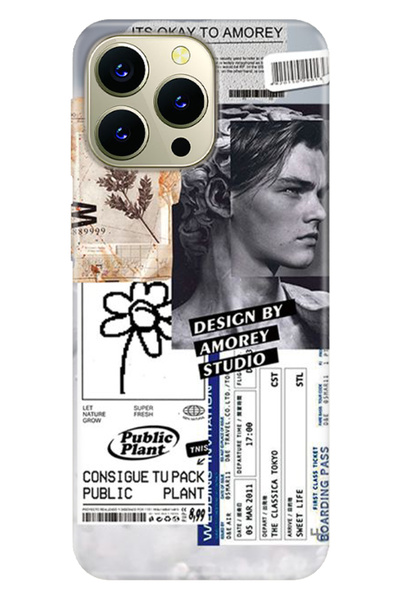 HİKİNG A43 - A48 Kılıf Telefon Kılıfı Baskılı Amorey