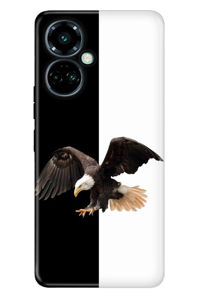 TECNO Camon 19 Pro Case Modern Design Silicone Patterned Black and White Part