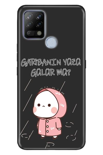 TECNO Pova  Uyumlu  Kılıf Silikon Moderna Desenli Garibanın Yüzü Gülür Mü?