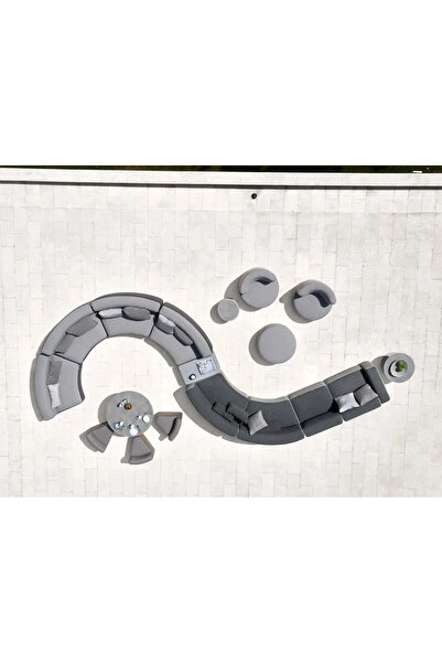 SCY TORNADO Özel Tasarım Dizayn Dış Mekan Bahçe Oturma Grubu Dekoratif Bahçe Takımı Avm İçi Bank