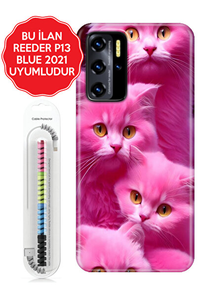 Reeder S23 Pro P13 Blue Max Pro Lite 2020 2021 2022 Kılıf Resimli Silikon Kap...