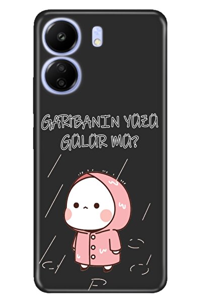 POCO Xiaomi C65 - Redmi 13c Kılıf Resimli Baskılı Silikon Garibanın Yüzü