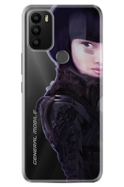 General Mobile Gm 21 Plus Compatible Case 0.4mm Laser Cut Silicone Cover Anim...