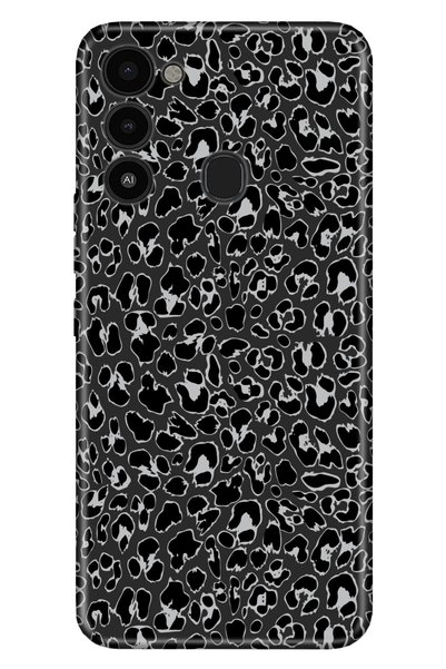 TECNO Spark 8C Case Silicone Moderna Patterned Leopard Flu