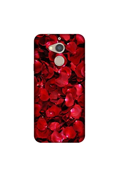 General Mobile Gm 8 Uyumlu Kılıf 0.4mm Lazer Kesim Silikon Kapak Gül Yağmur