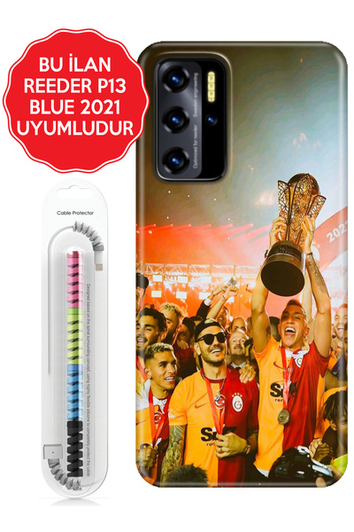 Reeder S23 Pro P13 Blue Max Pro Lite 2020 2021 2022 Kılıf Resimli Silikon Kap...