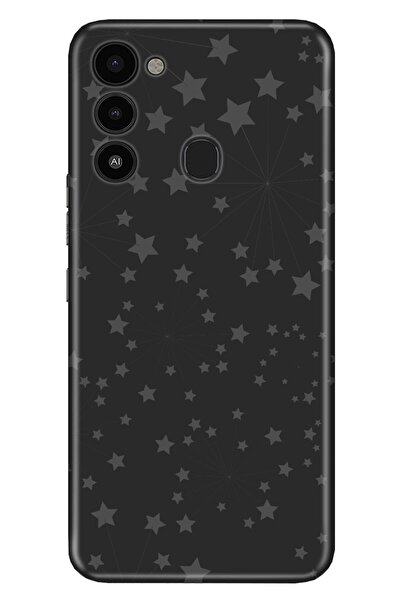 TECNO Spark 8c Kılıf Silikon Moderna Desenli Yıldızlar