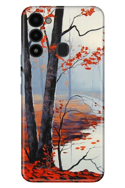TECNO Spark 8C Case Silicone Moderna Patterned Autumn