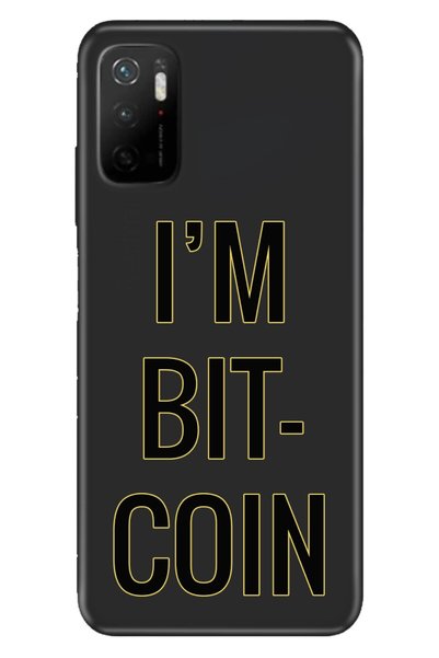 Cekuonline حافظة هاتف Xiaomi Redmi Note 10 5G من السيليكون Tioserisi أنا بيتكوين