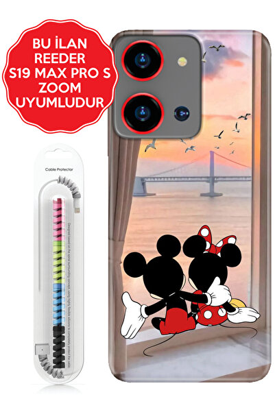 Reeder S19 Max / Pro/ Pro S/ Pro S Zoom / Pro S Edge Kılıf Figürlü Silikon Se...