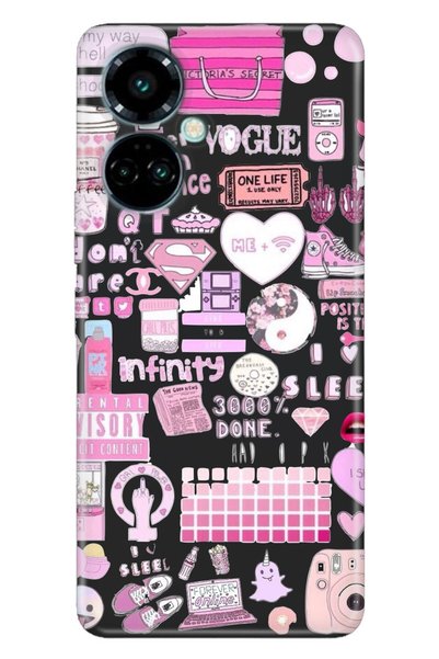 TECNO Camon 19 Pro Case Modern Design Silicone Patterned Pinkology