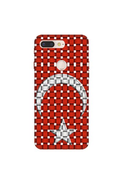 General Mobile Gm 9 Pro Case 0.4mm Laser Cut Silicone Cover Segmented Flag