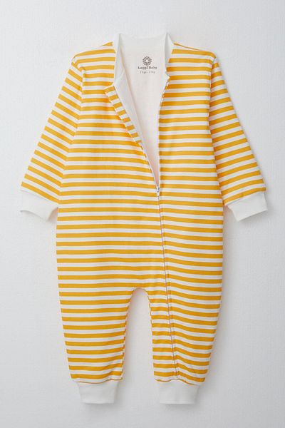 Luggi Baby 1-6 Years Old Boy Striped Sleeping Bag - Yellow