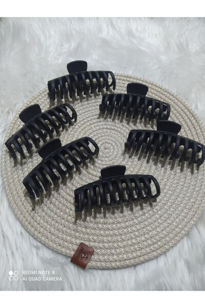 Gold Garden 6’lı Büyük Boy 11 cm Renkli Kaydırmaz Mandal Toka Seti