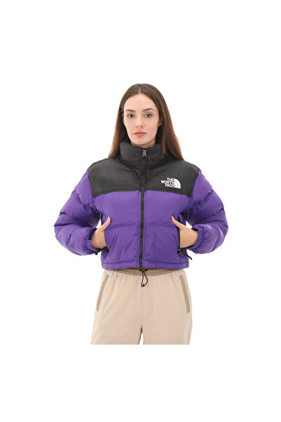 THE NORTH FACE F0A5GGES961-R The North Face W Nuptse Short Jacket Kadın Mont Mor
