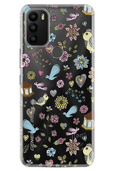 General Mobile Gm 21 Plus Kılıf 0.4mm Lazer Kesim Silikon Kapak Japan