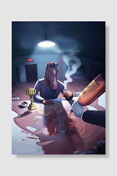 Mudi Store BoJack Horseman Dizi Poster Çerçevesiz Yüksek Kalite Dizi Afiş Duvar Poster
