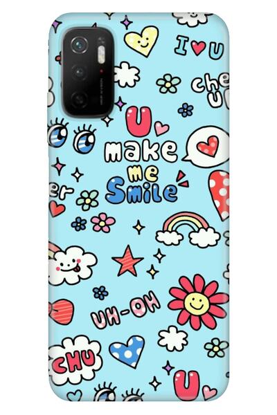 Cekuonline غلاف هاتف Xiaomi Redmi Note 11se مصنوع من السيليكون Tioserisi Smile