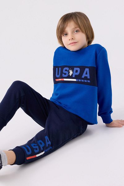 U.S. Polo Assn. Set de pijamale cu 3 fire de iarnă pentru băiat