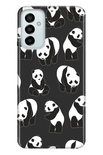 Cekuonline Samsung Galaxy M23 Compatible Case 0.4mm Laser Cut Silicone Cover ...