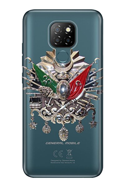 General Mobile Gm 20 Kılıf 0.4mm Lazer Kesim Silikon Kapak Osmanlı İmza