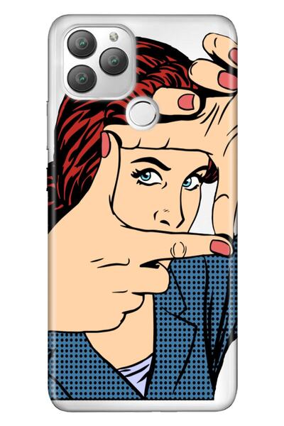 General Mobile Gm 22 Plus Compatible Case 0.4mm Laser Cut Silicone Stock:Photo