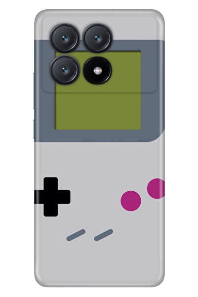 POCO X6 Pro 5G Uyumlu Kılıf Resimli Baskılı Nano Silikon Game Boy