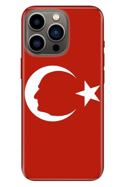 Cekuonline iPhone 14 Pro Max Case Silicone Moderna Illustrated Patterned Gazi...