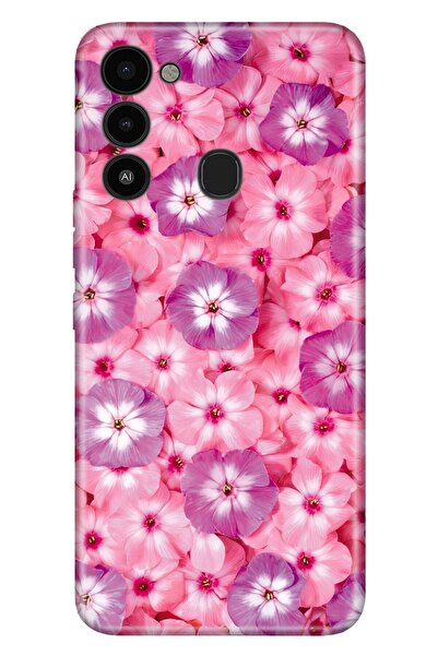 TECNO Spark 8c Kılıf Silikon Moderna Desenli Çiçekli Sss
