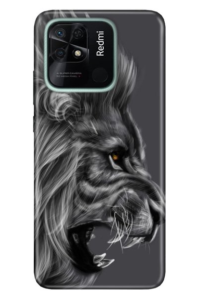 Cekuonline Xiaomi Redmi 10c Case Silicone Tioserisi Patterned Picture - Black...