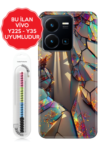 vivo Y22s Y35 Y32 Y33S Y36 Y51 Kılıf Silikon Bonito