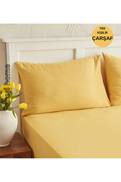Sheri Home Tek Kişilik Lastiksiz Çarşaf Ve 1 Adet Yastık Kılıfı
