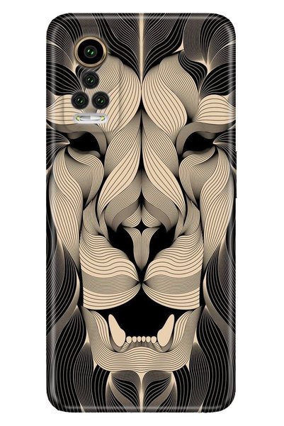 General Mobile Gm 22 Pro Compatible Case 0.4mm Laser Cut Silicone Cover Golde...