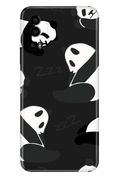 General Mobile Gm 23 - Gm 23 Se Case Silicone Patterned Illustrated Pandas