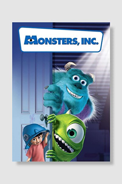 Mudi Store Sevimli Canavarlar - Monsters, Inc. Film Poster Çerçevesiz Yüksek Kalite Film Afiş Duvar Poster