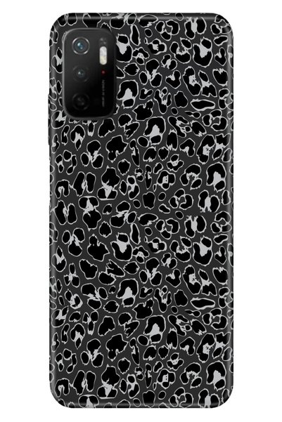 Cekuonline حافظة هاتف Xiaomi Redmi Note 10 5G من السيليكون Tioserisi Leopard Flu