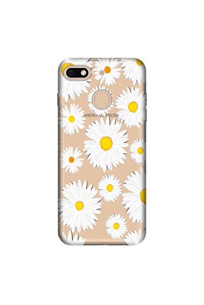 General Mobile Gm 8 Go 0.4mm Lazer Kesim Silikon Kapak Papatya