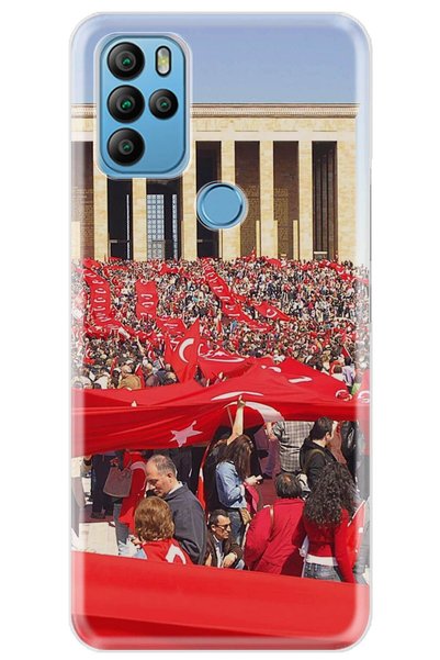 General Mobile Gm 21 Pro Compatible Case 0.4mm Laser Cut Silicone Cover Anıtk...