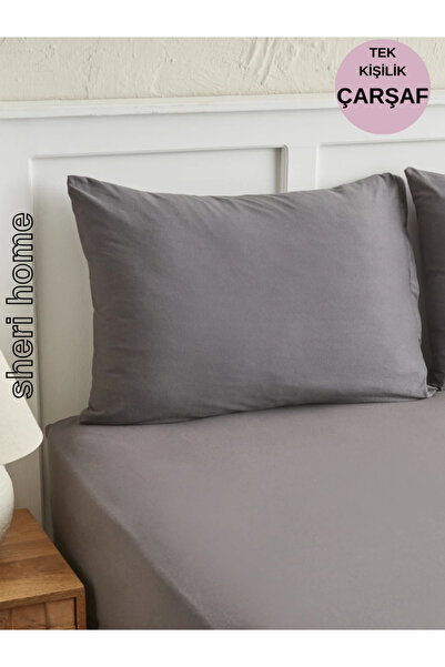 Sheri Home Tek Kişilik Lastiksiz Çarşaf Ve 1 Adet Yastık Kılıfı