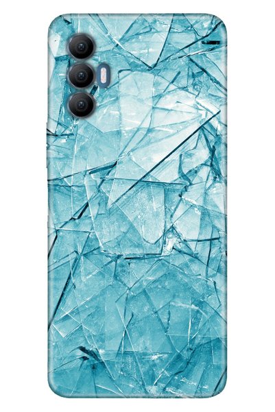 TECNO Spark 8 Pro Case Silicone Tioserisi Patterned Illustrated - Shattered G...