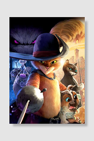 Mudi Store Çizmeli Kedi: Son Dilek - Puss in Boots: The Last Wish Film Poster